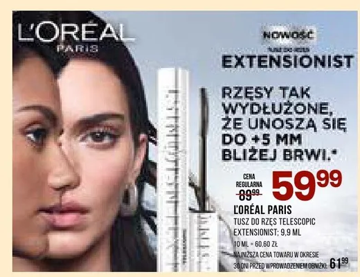 Tusz do rzęs Telescopic Extensionist promocja w Drogerie Natura