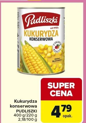 Kukurydza konserwowa promocja w Carrefour