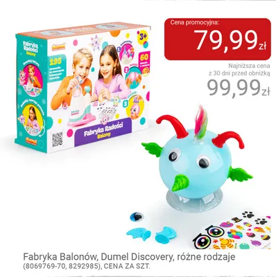 Fabryka Balonów Dumel Discovery promocja w Smyk