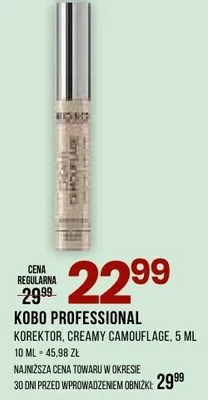 Korektor Creamy Camouflage Kobo Professional promocja w Drogerie Natura