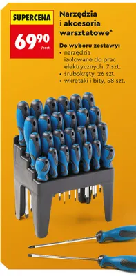 Narzędzia i akcesoria warsztatowe promocja w Biedronka