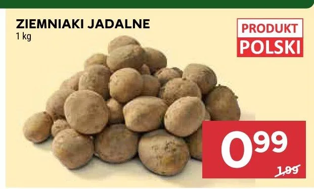 Ziemniaki jadalne promocja w Stokrotka