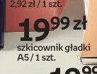 Szkicownik gładki A5 CREADU promocja w Dzień Dziecka