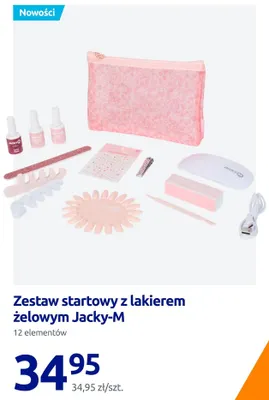 Zestaw startowy z lakierem żelowym Jacky-M 12 elementów promocja w Action