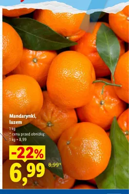 Mandarynki luzem promocja w Lidl