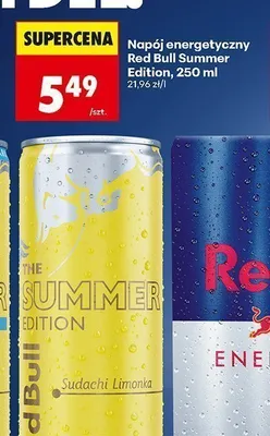 Napój energetyczny Red Bull Summer Edition promocja w Biedronka