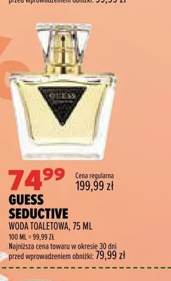 Woda toaletowa Guess Seductive promocja w Drogerie Natura