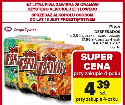 Piwo promocja w Carrefour Market