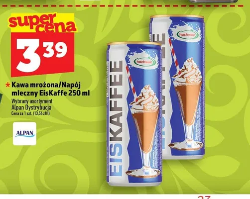 Kawa mrożona EisKaffe Alpan promocja w TOPAZ