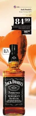Whisky Jack Daniel's Brown-Forman 0,7l promocja w POLOmarket