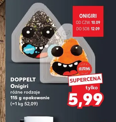 Onigiri Doppelt promocja w Kaufland