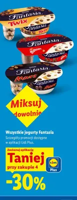Jogurty Fantasia promocja w Lidl
