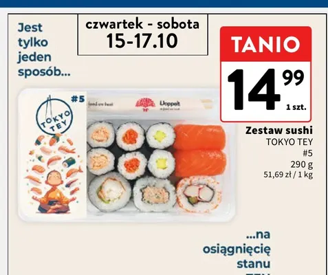 Zestaw sushi Tokyo Tey #5 promocja w Intermarche