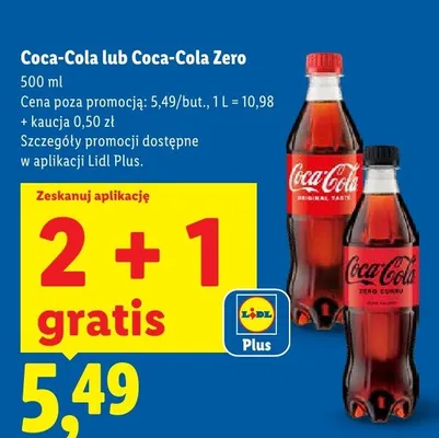 Napój Coca-Cola promocja w Lidl