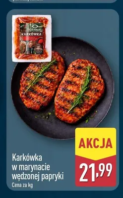 Karkówka w marynacie wędzonej papryki promocja w Aldi