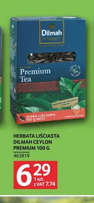 Herbata liściasta Dilmah Ceylon Premium promocja w Selgros