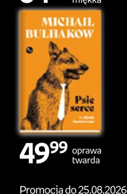 Książka Psie serce Michaił Bułhakow promocja w Empik