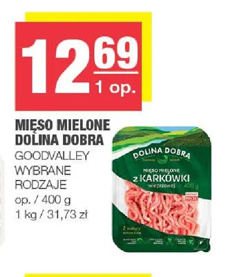 Mięso mielone Dolina Dobra promocja w SPAR