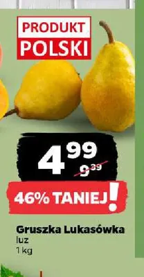 Gruszka Lukasówka promocja w Netto
