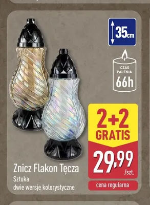 Znicz Flakon Tęcza promocja w Aldi