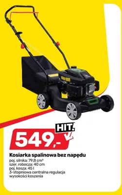 Kosiarka spalinowa bez napędu promocja w Bricomarche