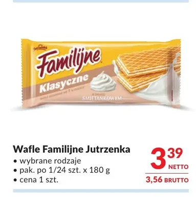 Wafle Familijne Jutrzenka promocja w Makro