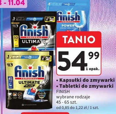 Kapsułki do zmywarki / Tabletki do zmywarki wybrane rodzaje promocja w Intermarche