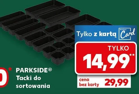 Tacki do sortowania promocja w Kaufland