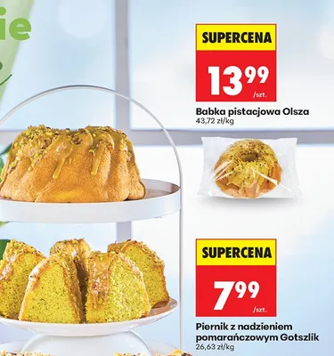 Babka pistacjowa promocja w Biedronka