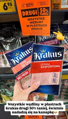 Wszystkie wędliny w plastrach promocja w Biedronka