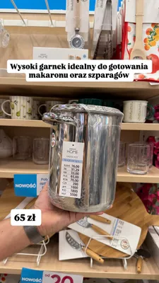 Wysoki garnek do makaronu Pepco Home promocja w Pepco