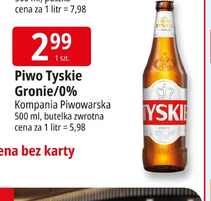 Piwo bezalkoholowe Tyskie promocja w Leclerc