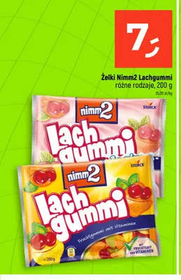 Żelki Nimm2 Lachgummi promocja w Dealz