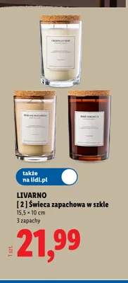 Świeca zapachowa w szkle Sublime Patchouli Livarno 15,5x10 cm promocja w Lidl