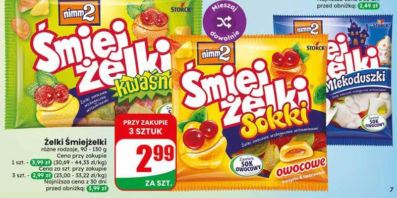Żelki Śmiejżelki promocja w Dino