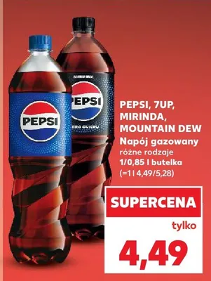 Napój gazowany różne rodzaje promocja w Kaufland
