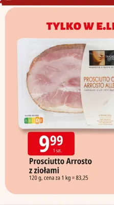 Prosciutto Arrosto z ziołami Tradizioni d'Italia promocja w Leclerc