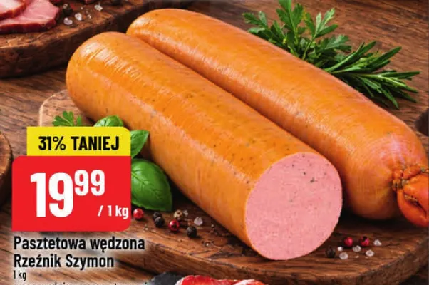 Pasztetowa wędzona Rzeźnik Szymon promocja w POLOmarket
