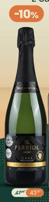 Wino musujące Cava Brut Seleccion Ferriol 12% promocja w Żabka