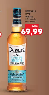 Whisky Dewar's 8 YO Caribbean Smooth promocja w Kaufland
