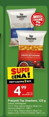 Prażynki solone Top Snackers promocja w Twój Market