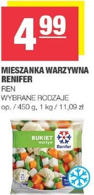 Mieszanka warzywna Renifer Ren wybrane rodzaje promocja w SPAR