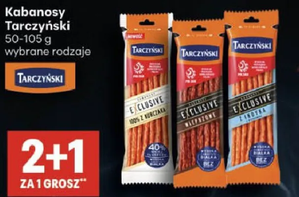 Kabanosy Tarczyński promocja w Delikatesy Centrum