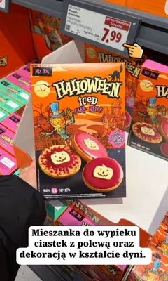 Mieszanka do wypieku ciastek Halloween Iced Cake Bites promocja w Lidl