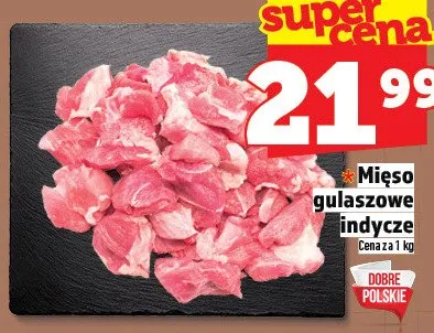 Mięso gulaszowe indycze promocja w TOPAZ