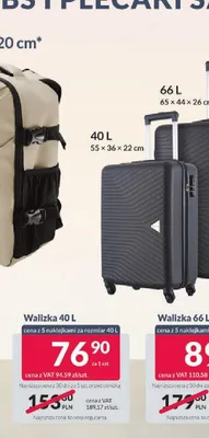 Walizka ABS Semi Line 40 l 55x36x22 cm promocja w Selgros