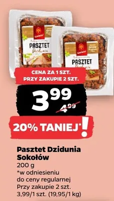 Pasztet dzidunia promocja w Netto