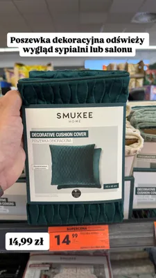 Poszewka dekoracyjna Smukee Home promocja w Biedronka