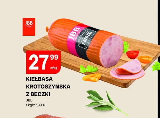 Kiełbasa Krotoszyńska z beczki JBB Bałdyga promocja w Chorten