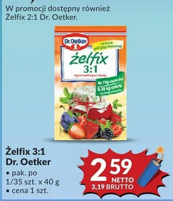 Żelfix 3:1 Dr. Oetker promocja w Makro